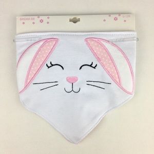 SO'DORABLE (NEW)Baby Bunny Bandana Bib 0-12 Months